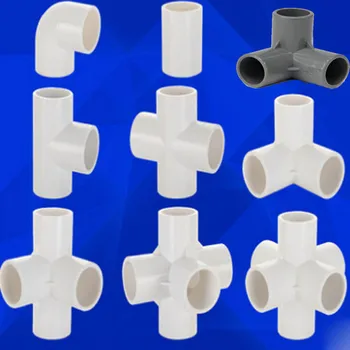 

DIY frame connection fittings PVC pipe fittings of various shapes with inner diameter of 20mm 4pcs/lot