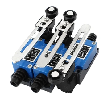 

New 4 Pcs Adjustable Roller Pivot Lever Limit Switch No Nc Ac 250V Dc 115V