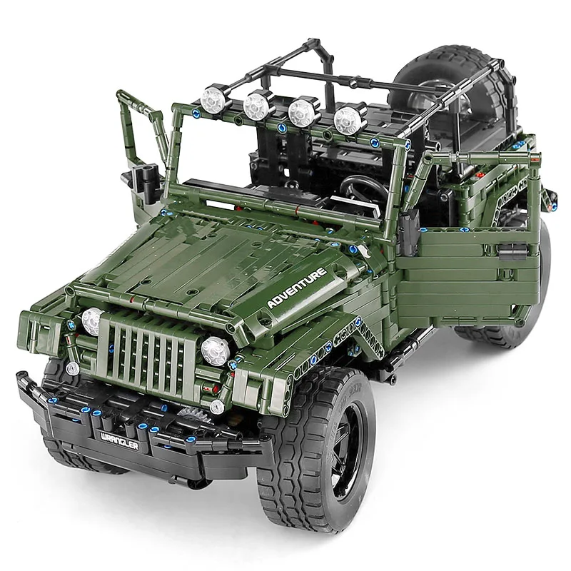 Yeshin 13124 MOC 5140 RC Jeeps Wranglers Adventurer внедорожник подходит для техники строительные блоки