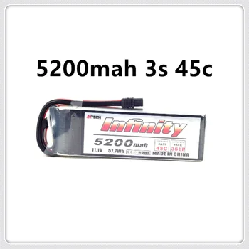 

Infinity 5200mAh 3S1P 3S 45c 11.1V LiPo Rechargeable Battery SY60 XT60 Plugs for RC FPV Multicopter Model Drone