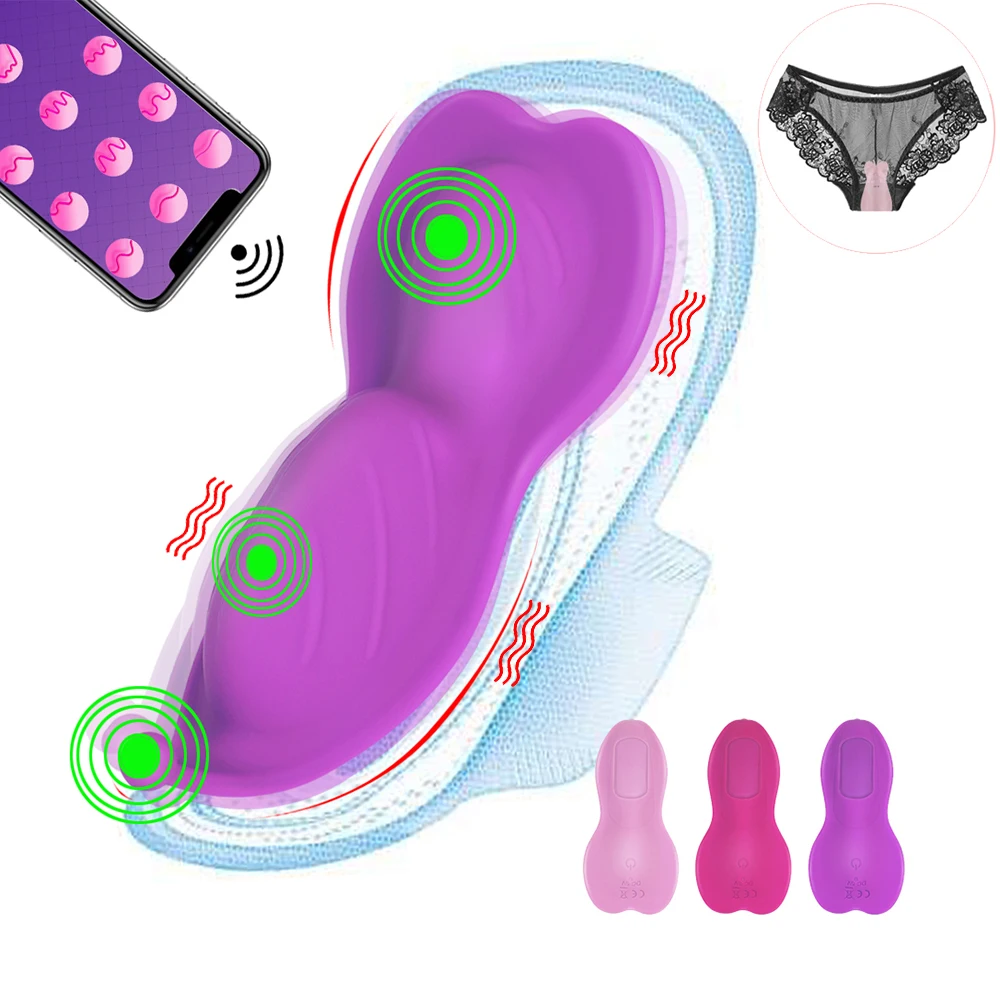 Wearable Butterfly Vibrator With App Control Wireless Panty Toy_voghion.com