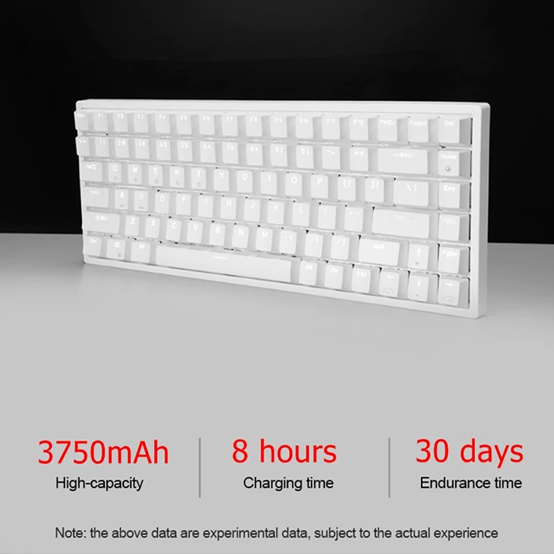 US $89.31 RK84 84 Key Hot Swappable Mechanical Gaming Keyboard Bluetooth24GTypeC Wired Gamer Keyboard 2USB HUBS Cherry MX Switch