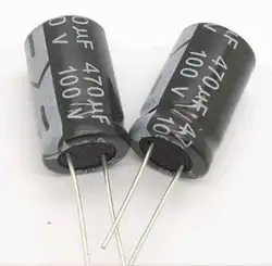 10 шт./лот электролитический конденсатор с алюминиевой крышкой, 100V 470 мкФ 100V470UF объемом 16*25 мм