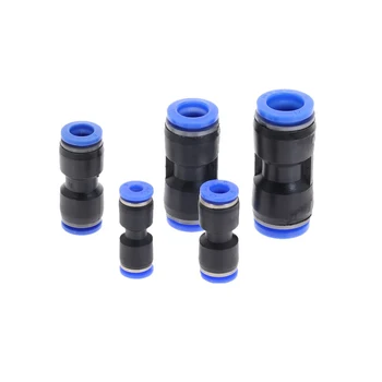 

1Pcs Pneumatic Fittings PU4 PU6 PU8 PU10 PU12 PU14 PU16 Straight Push in Fitting Pneumatic Push to Connect Air Quick Fitting