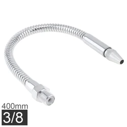 3/8 Inch Cooling Sprays 390mm Metal Flexible Water Oil Cooling Tube with Round Head Nozzle for CNC Machine Milling Lathe