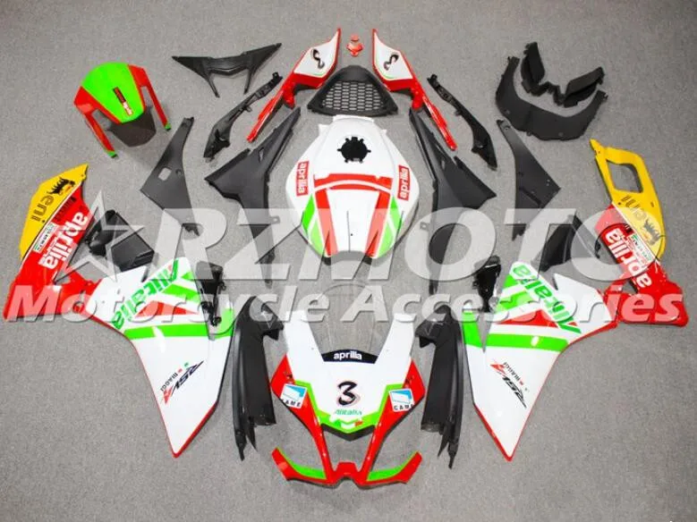 Литьевая Форма ABS полный обтекатель комплект подходит для Aprilia RS4 50 125 2012 2013 12 13 14 15 на заказ зеленый красный