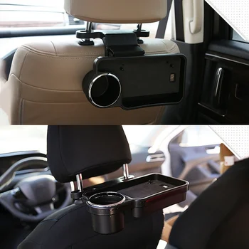 

Mobile Phone Holder Car Rear Back Seat Table Drink Cup Stand Food Tray Folding Bracket Auto Interior Travel Desk Car Accessories