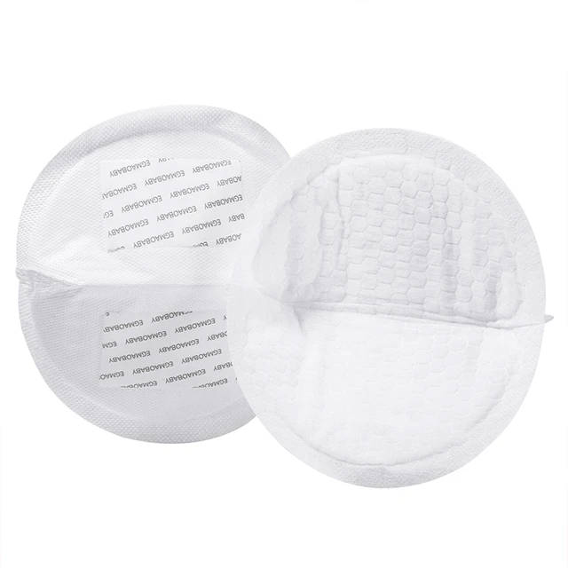 100Pcs Breast Pads Absorbency Soft Breathable Organic Cotton Pads for Mommy Milk Anti-overflow Breast Pads Nursing Accessories 5