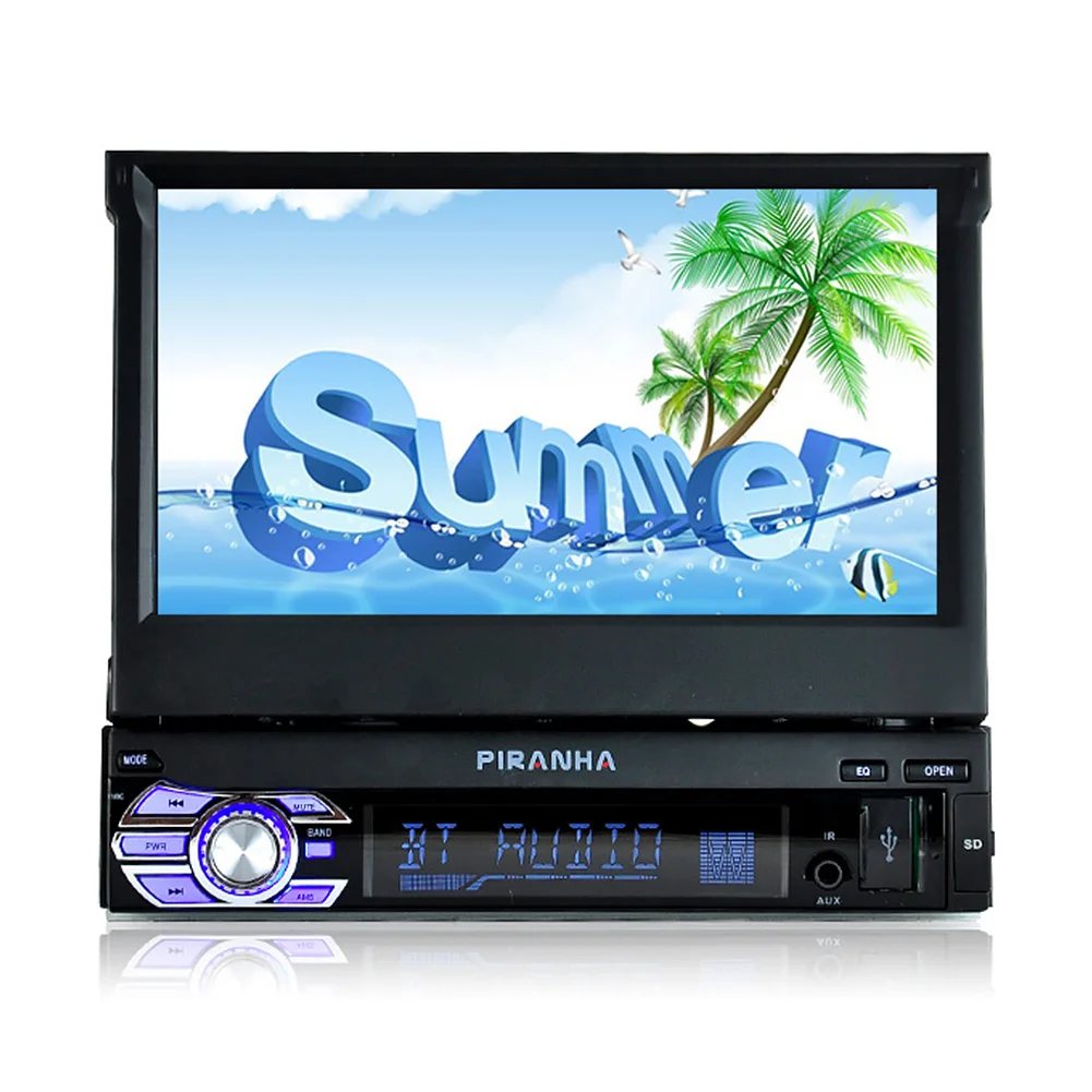 

7 Inch Interior MP5 Player Audio FM Radio Video Car Multifunctional Touch Screen Stereo Bluetooth Stretch Card Insert
