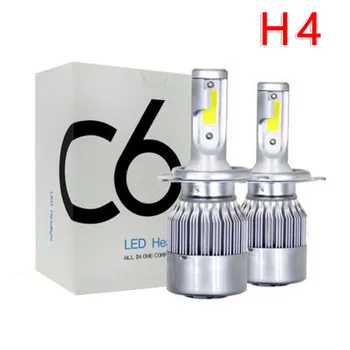 

2pcs Car COB C6 LED Fog Lamp H4 H7 H3 H11 H1 9005 9006 For Honda Nissan Mazda 6000K