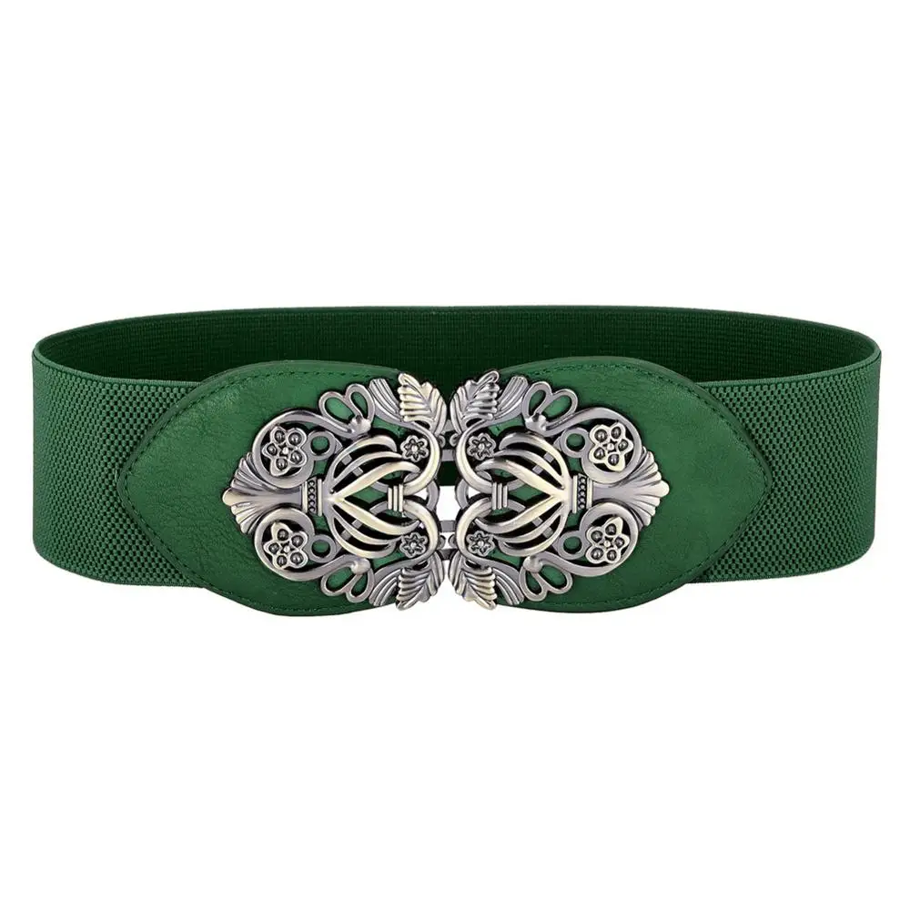 waist belts 10 Женские эластичные ремни размера плюс из искусственной кожи эластичный пояс на талии с металлическим крюком дизайнерские женские пояса для женского платья - Цвет: waist belts 10