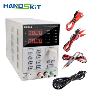 

KORAD KA3005D Adjustable Digital Programmable DC Power Supply Laboratory Power Supply 30V 5A + Multimeter probe For LAB R
