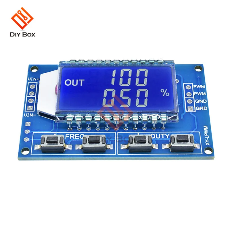 3,3 V-30 V генератор сигналов PWM частота импульсов рабочий цикл регулируемый модуль ЖК-дисплей Дисплей 1Hz-150Khz ШИМ плата Модуль гибкий кабель