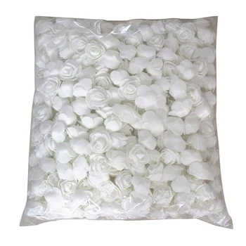 

500Pcs/Lot These Flowers Are Used To Decorate Flores Man-Made Decorative Roses Head Rose Bear Wedding House Artificial Flower Wh