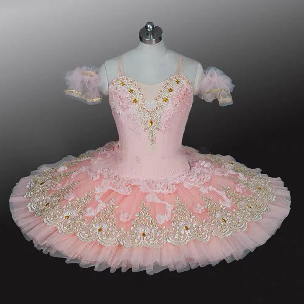 

2021 Ballet Tutus For Adults Kid Girls Ballet Tutu Ballerina Dress Women Pink Classical Pancake Tutu Dancing Costume Dress Child