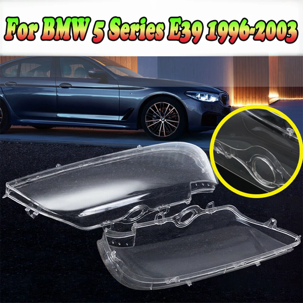 

2 шт., прозрачная крышка для переднего стекла BMW E39 525i 530i 540i M5, 4 двери Facelift 1996 1997 1998 1999 2000 2001 2002