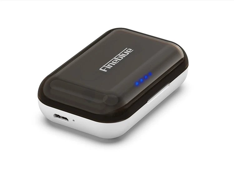 Fineblue TWS V5.0 Bluetooth наушники J10 мини Твин стерео микрофон истинные беспроводные наушники Смарт телефонная гарнитура Спортивная музыка или говорящая