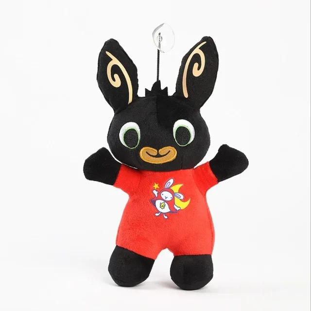 Милая плюшевая игрушка Bing Bunny, подвеска, брелок, Bing Bunny, кукла Hoppity Voosh, плюшевая игрушка Pando, кролик, игрушка для рождественского подарка - Цвет: 17cm B