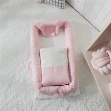 Многофункциональная переносная детская кроватка с принтом слона для новорожденных, бионическая матка, кровать для путешествий, детская кроватка с стёганым одеялом