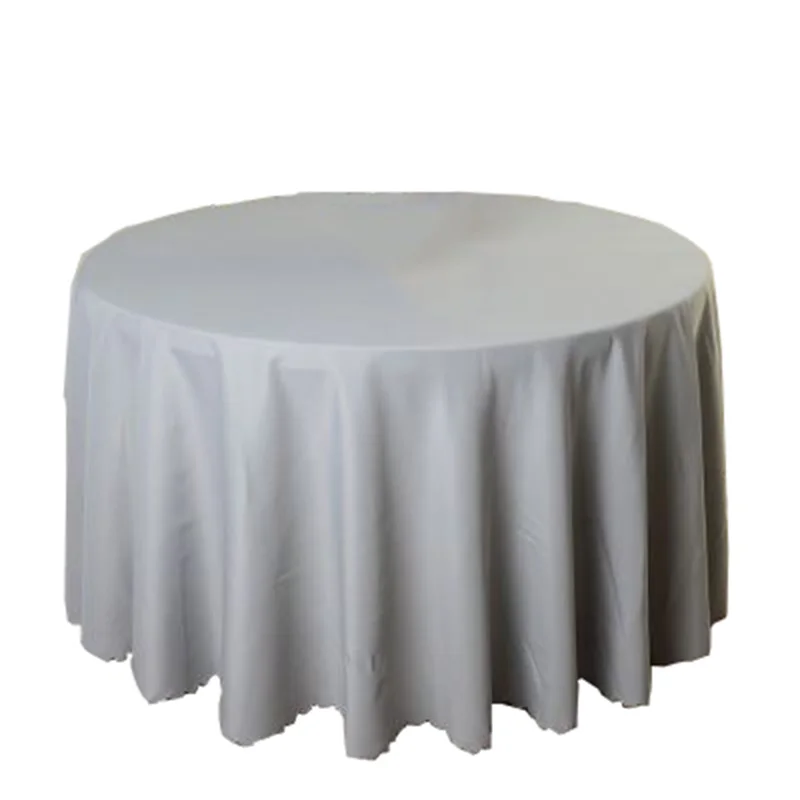  Round Tablecloth Wedding White Hotel Table Cloth Table Cover Overlay tapetes nappe mariage Tableclo