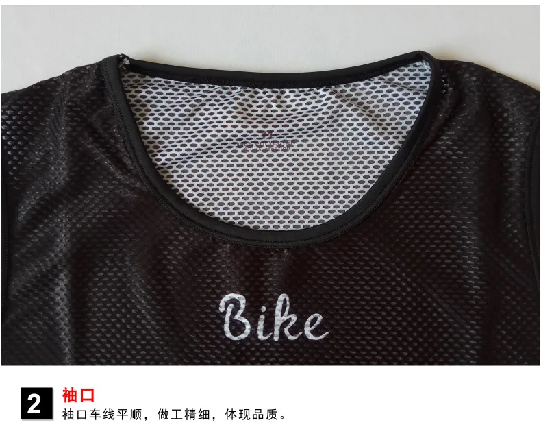 Manufacturers Wholesale Direct Selling Riding Shirt Bicycle Black And White with Pattern Base Shirt Quick-Drying Moisture Wickin