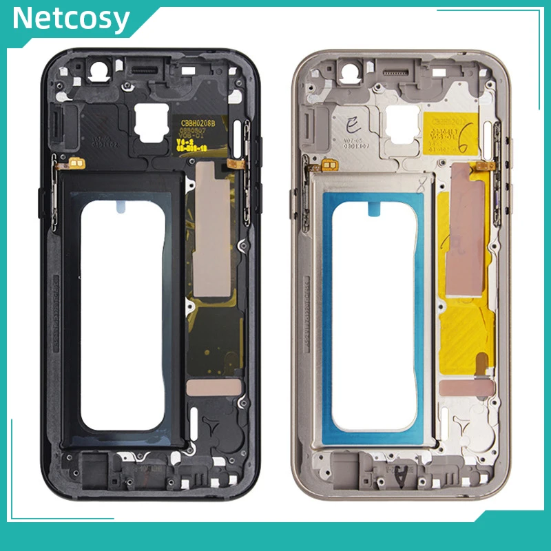 

Netcosy Middle Frame Bezel Housing Cover For Samsung Galaxy A5 2017 A520 A520F Mid Plate Chassis Cover Replacement Parts