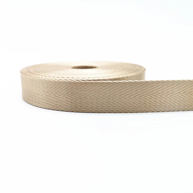 Premium Herringbone Strap: 2 Yards of 38mm Blue, Yellow, and Red Nylon Webbing