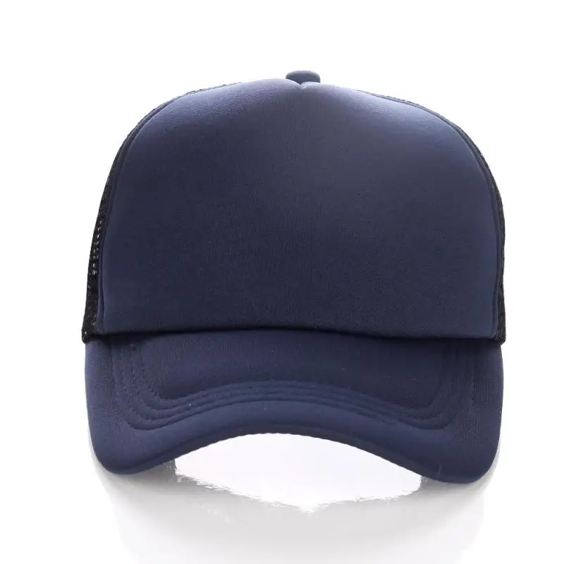 Navy Blue Цена по прейскуранту завода-изготовителя! Дешевые бейсболки для мужчин и женщин из полиэстера с логотипом - Цвет: Navy Blue