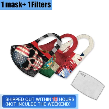 

Forza Italy Spain Flag Print Face Mask Fabric Adult Reusable Mask Proof Washable Dustproof Protective PM2.5 Mask