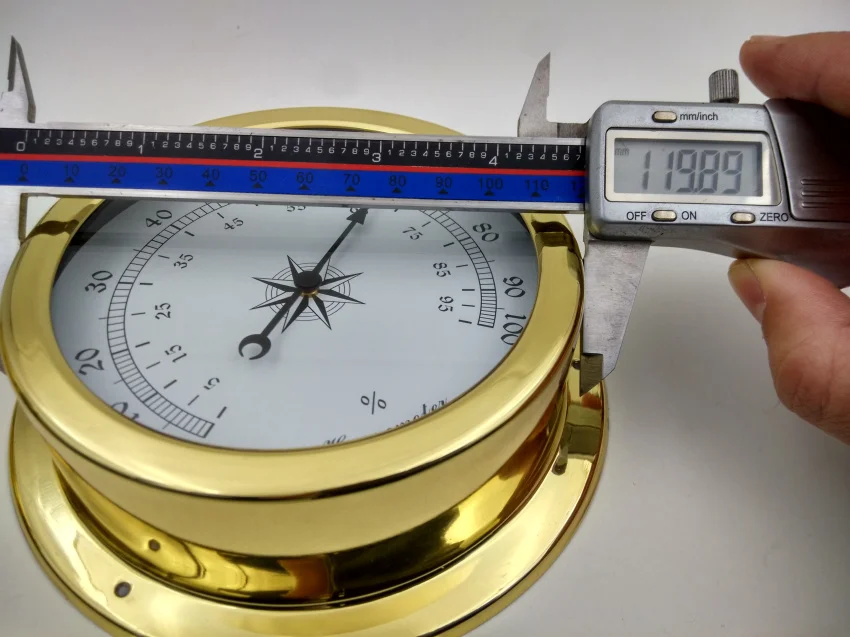 1 шт " латунный корпус часы золото металл(белый циферблат) 145 см