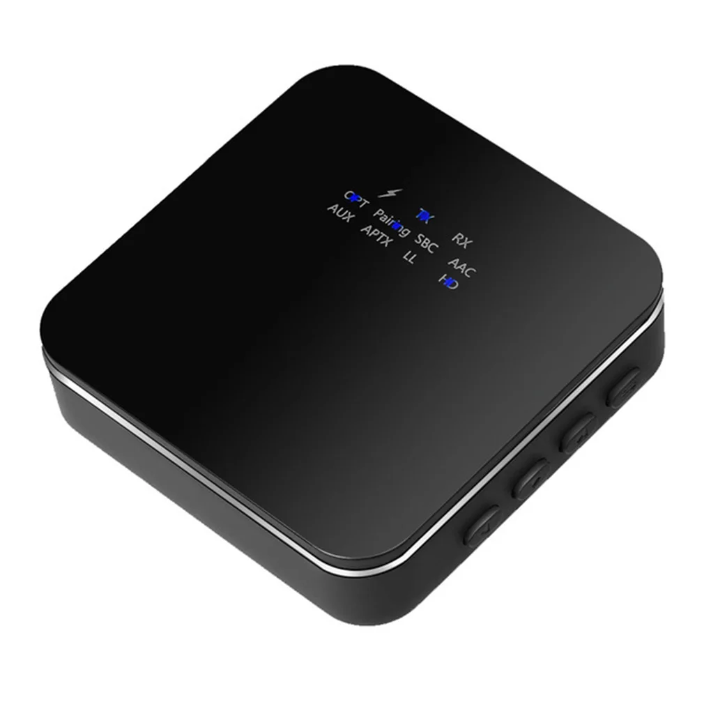 Bluetooth 5,0 передатчик приемник 2 в 1 CSR8675 APTX HD LL адаптер для Смарт ТВ индикатор светильник аудио адаптер