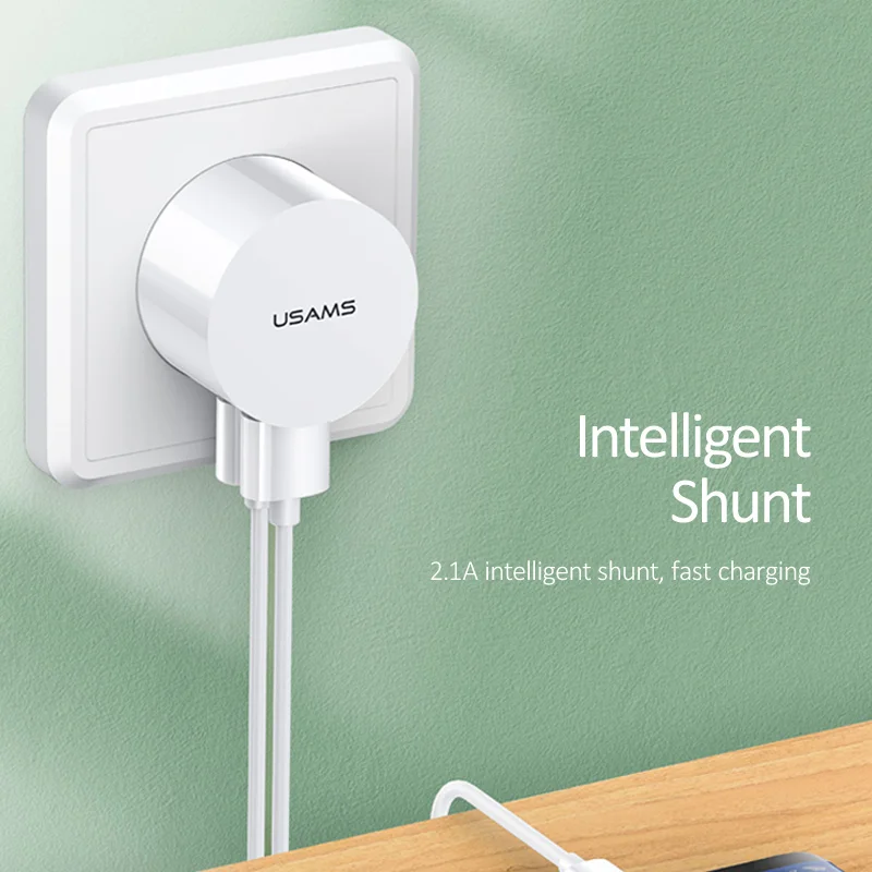 Дорожное портативное зарядное устройство для телефона iPhone Samsung 2 1 А порта вилка