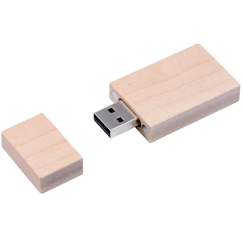 Maple SHANDIAN 1 шт. бесплатный логотип орех фото уникальный Альбом дерево usb+ коробка карта памяти Флешка 8 Гб фотография, свадебная студия 170*170*35 мм - Цвет: Maple