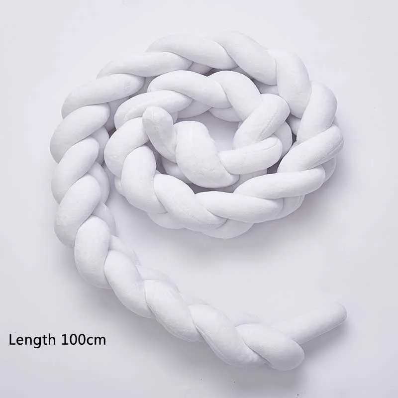 White Портативное детское гнездо, хлопковая бионическая кровать, моющаяся тканевая детская кровать для путешествий, кроватки с бампером, матрас для новорожденных - Цвет: White