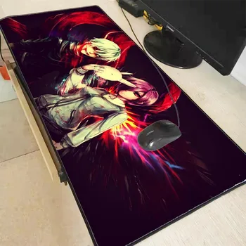 

Mairuige Anime Tokyo Ghoul Gaming Mouse Pad Locking Edge Large Mouse Mat PC Computer Laptop Keyboard Pad for CS GO Dota 2 Lol