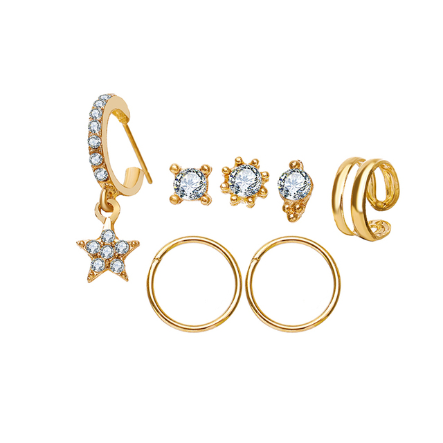 Simple Gold Silver Color Ear Clips Non-Piercing Fake Cartilage Earrings Clip Earrings Ear Cuff For Women Men Jewelry