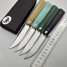 Keyiwo складной нож Карманный Походный Тактический спасательный нож для выживания Охотничьи Ножи EDC 9cr18mov лезвие G10 Ручка Флиппер инструменты