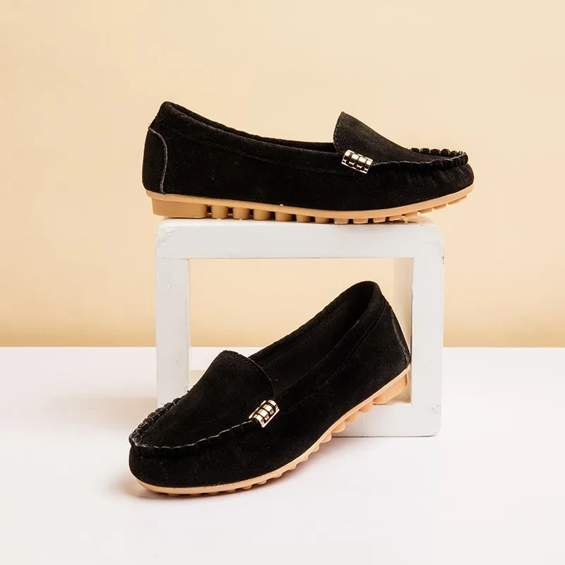

Quality Plus Size 35-44 Women Flats Shoes Loafers Candy Slip on Flat Shoes Ballet Flats Comfortable Ladies Shoe Zapatos Mujer