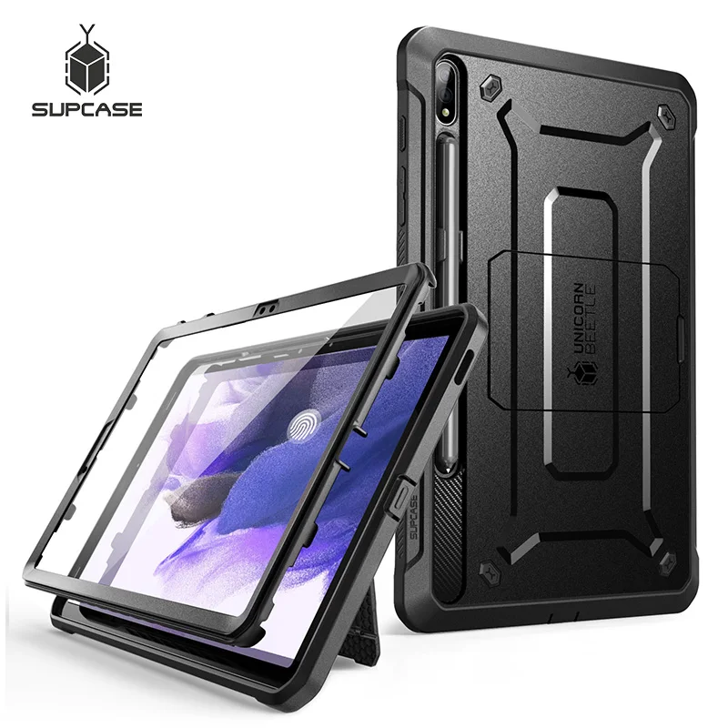 Supcase-ub Pro Case Resistente de Corpo Inteiro com Protetor de Tela Embutido Case Samsung Galaxy Tab s7 fe 124 Polegadas 2023