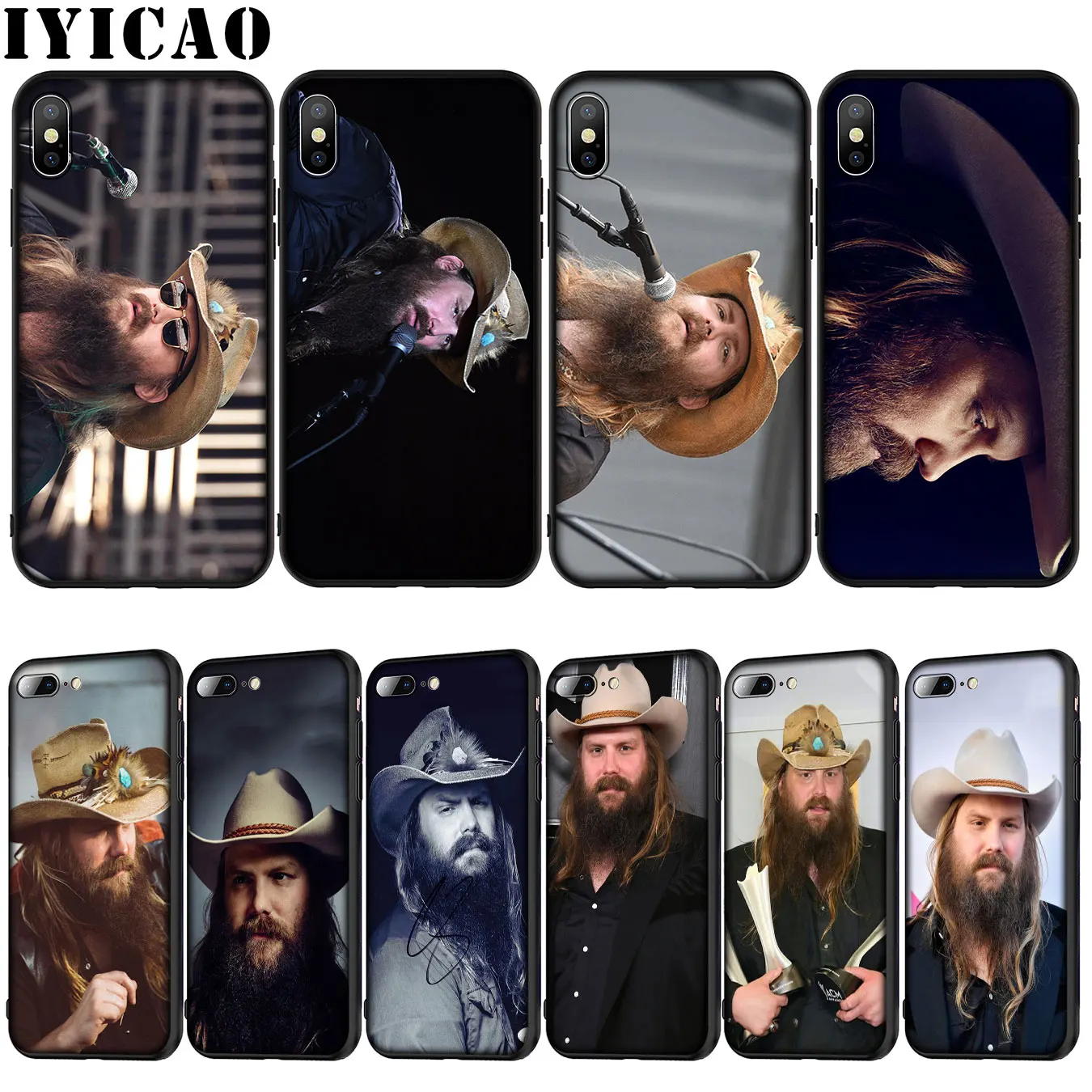 IYICAO Крис Стэплтон Мягкий силиконовый чехол для iPhone 12 мини XR X XS 11 Pro Max 10 6 6S 7 8 plus 5S SE