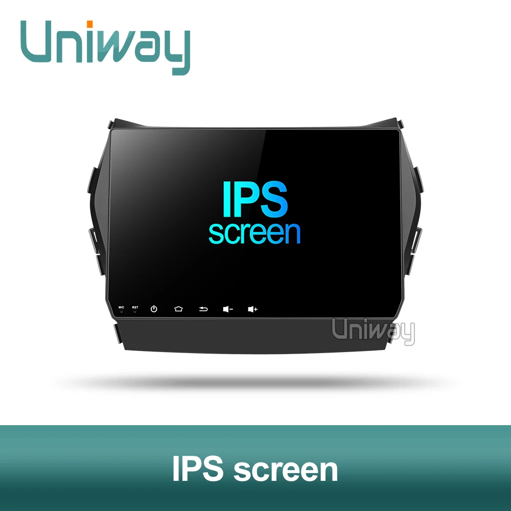 Uniway AIX459071 ips android 9,0 автомобильный dvd для hyundai IX45 Santa fe 2013 Автомобильный Радио Стерео Навигатор Автомобильный dvd-плеер gps