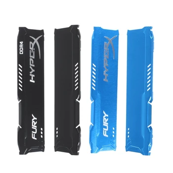

2Pcs Ram Heatsink Radiator for Ram Ddr3 Memory Cooler Cooling Heat Sink Desktop Memory Radiator Ddr2 Ddr3 Ddr4 - Blue & Black