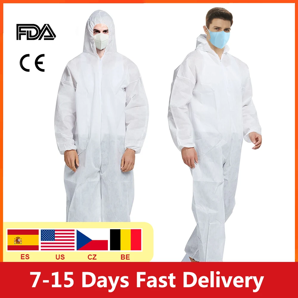 

Virus Protection Suit Disposable Protective Clothing Antibacterial Anti-Viruses Chemical Protective Dust-proof Safety Protection