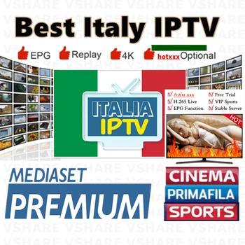 

Smarters IPTV Italy IPTV Free 1/3/6/12 Months IPTV Subscription Dazn Italian Mediaset Premium with 660+ Italy channels