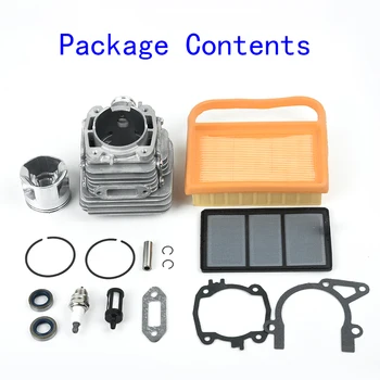 

high quality Air Fuel Filter Cylinder Piston Set Spark Plug Kit for Stihl TS410 TS420 durable and practical