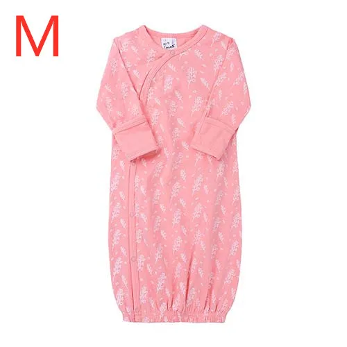 Size M DLY489 с детским спальным мешком тонкая хлопковая одежда на пуговицах для маленьких спальный мешок одеяло-конверт для новорожденных, Осень-весна комбинезон-Пижама для младенцев сумка - Цвет: Size M