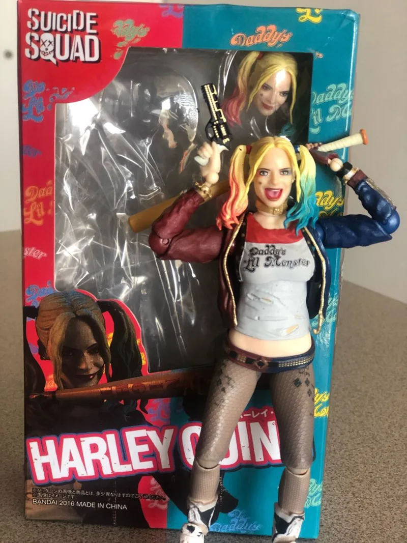 DC отряд самоубийц SHF Харли Куинн фигурка модель игрушки кукла для подарка