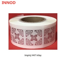 Uhf rfid Метка impinj h47 Monza 4E чип расстояние distance EPC G2 пассивный клей rfid наклейки uhf анти-метка против кражи дешево