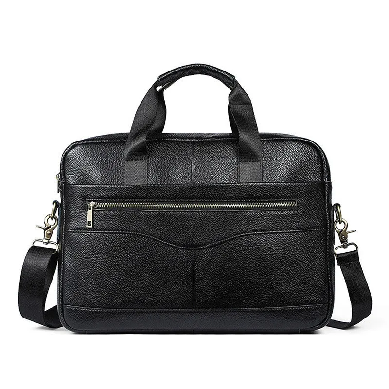 

Genuine Leather Male Package Man Leisure Time Business Affairs Briefcase Cross Section Men's Single Shoulder Satchel Handbag hot