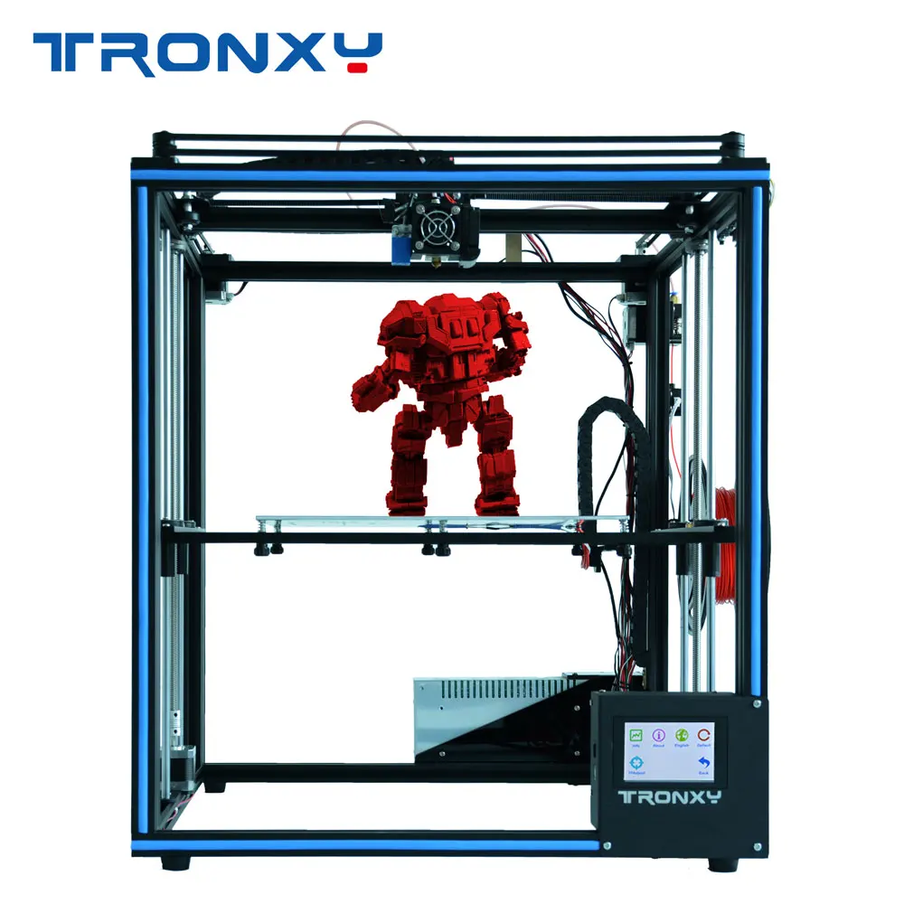 Новейший дизайн Tronxy X5SA 24V с сенсорным экраном Авто уровень DIY 3D-принтер Комплект полный металл Большой размер печати